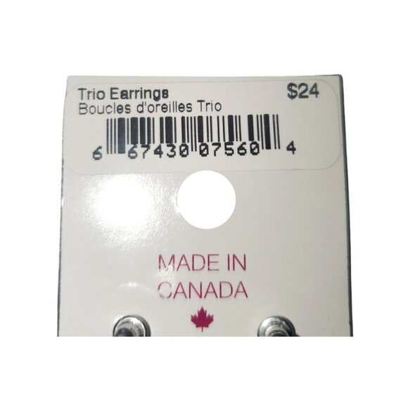 Women's Earrings White by Foxy Originals - Picture 5 of 7